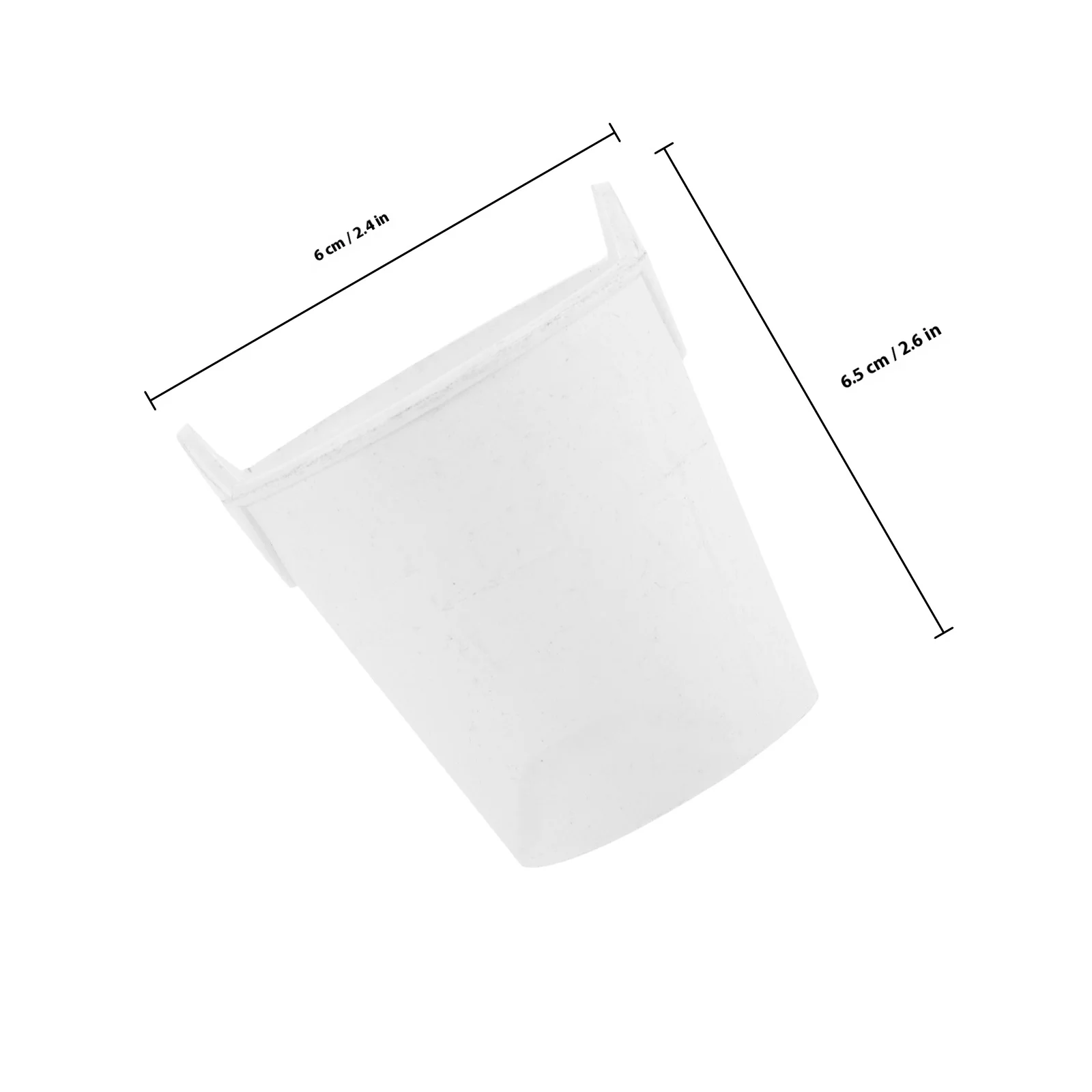 10 mini secchi fai da te con manico laterale in plastica, piccoli secchielli non colorati per la creazione artigianale, riporre e decorare mini secchio