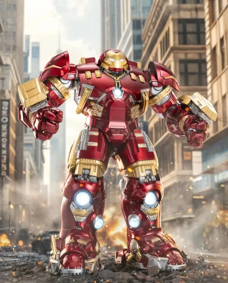 

Новая в наличии сборка Marvel Iron Man Mk42 Mk43 может быть изготовлена вручную, для адаптирования в подарок-сюрприз для мальчиков с защитой от Халка