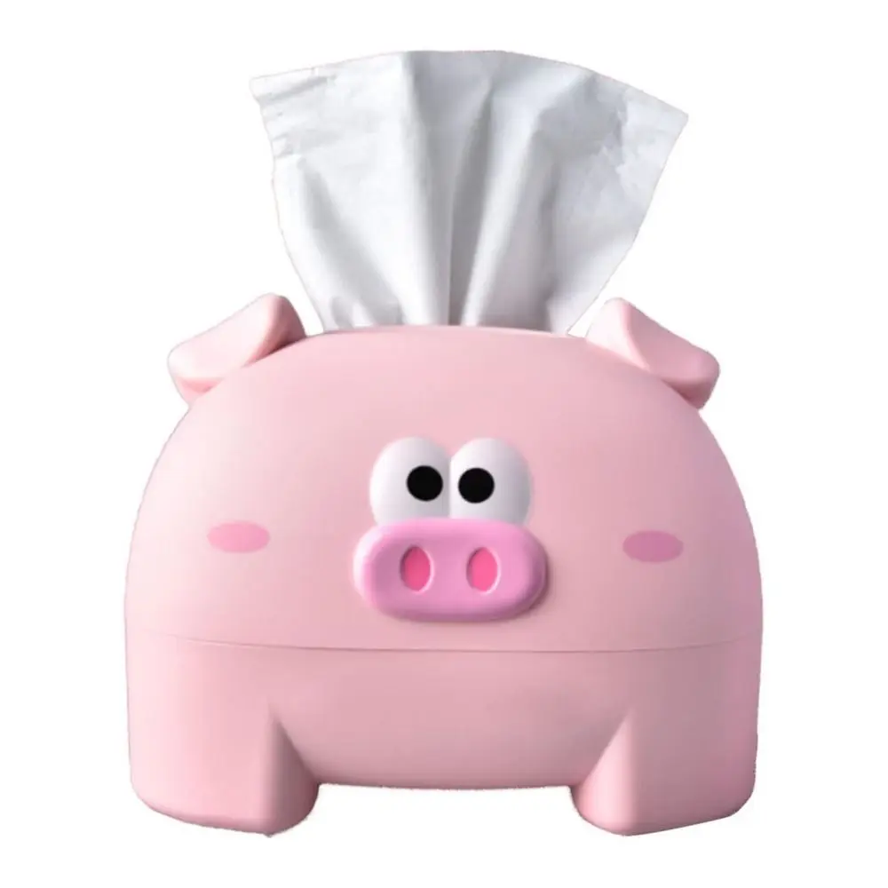 

Gift Creative Cartoon Pig Tissue Box Piggy Style Cute Napkin Box Cover Household Sturdy Paper Holder Indoor