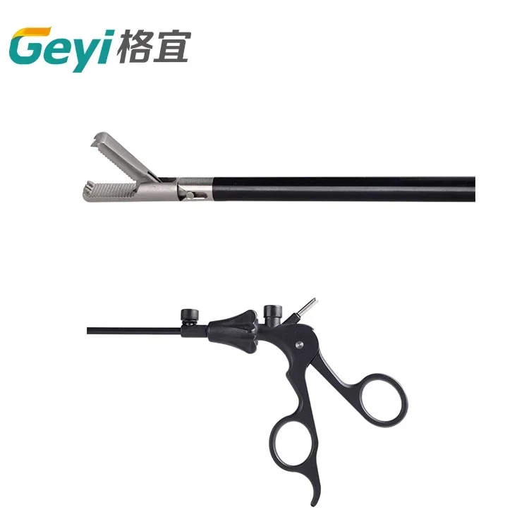 Geyi reusable 2+4 double action cobra grasping forceps laparoscopic instruments