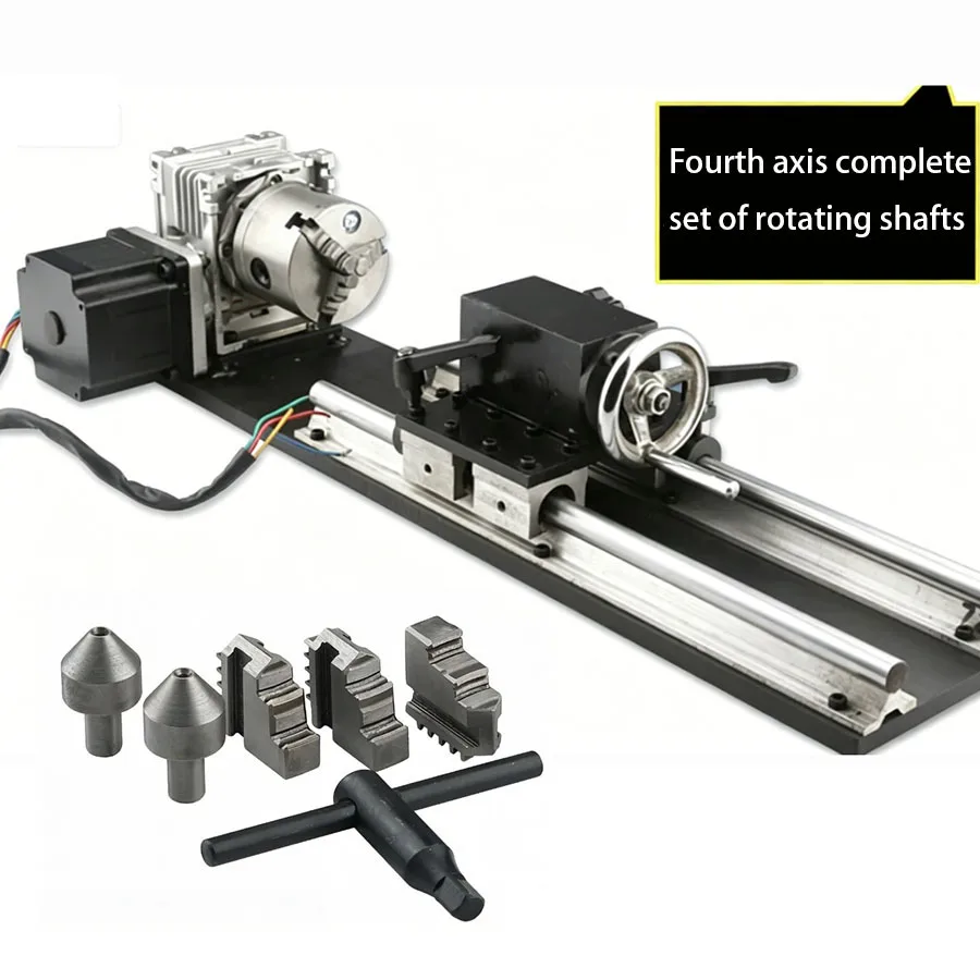 Carving machine rotating axis fourth axis worm gear reduction CNC dividing head carving machine olive approved product