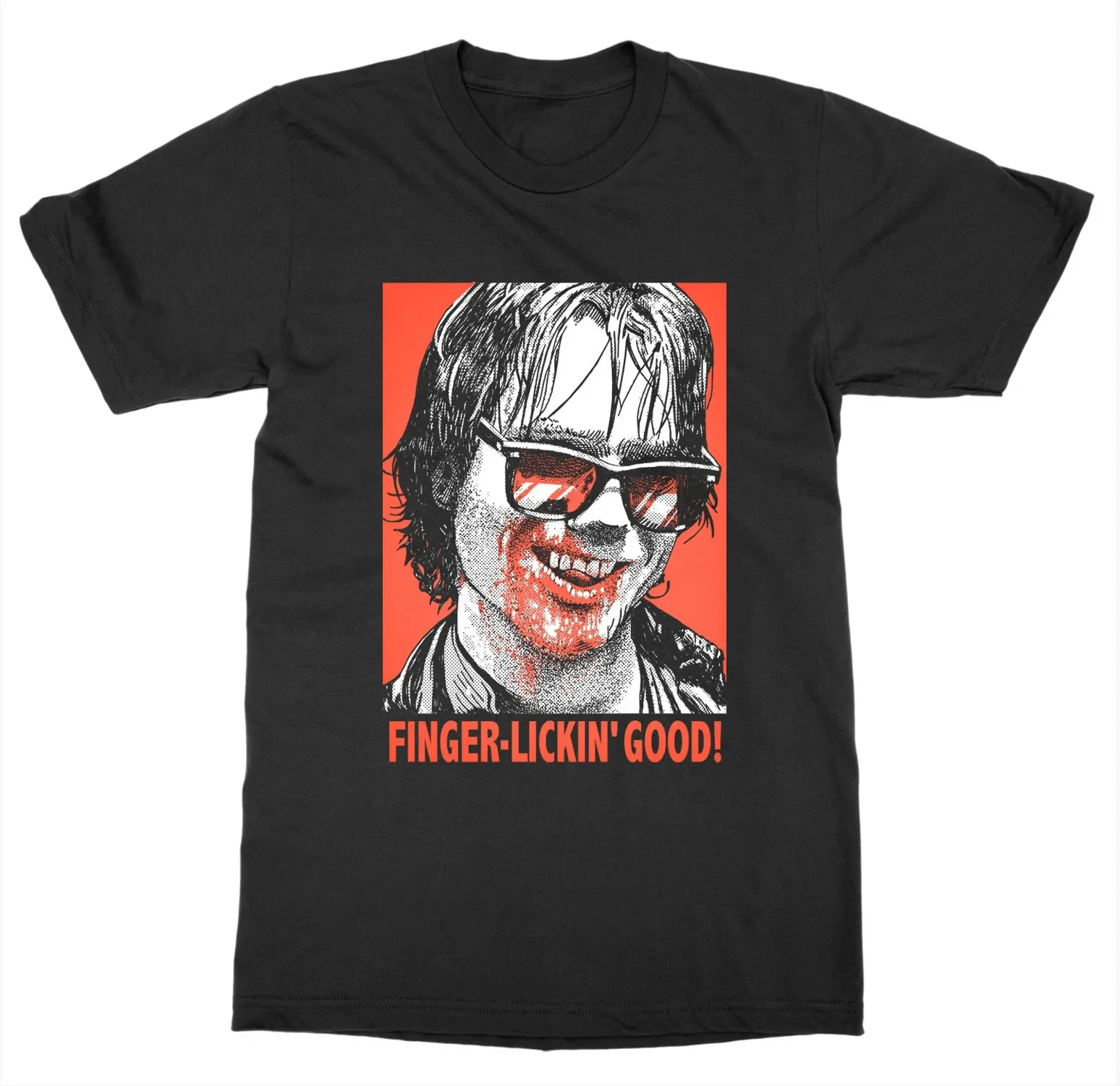 Near Dark T-shirt Finger Licking Good Bill Paxton Horror Graphic T-shirt for Men and Women