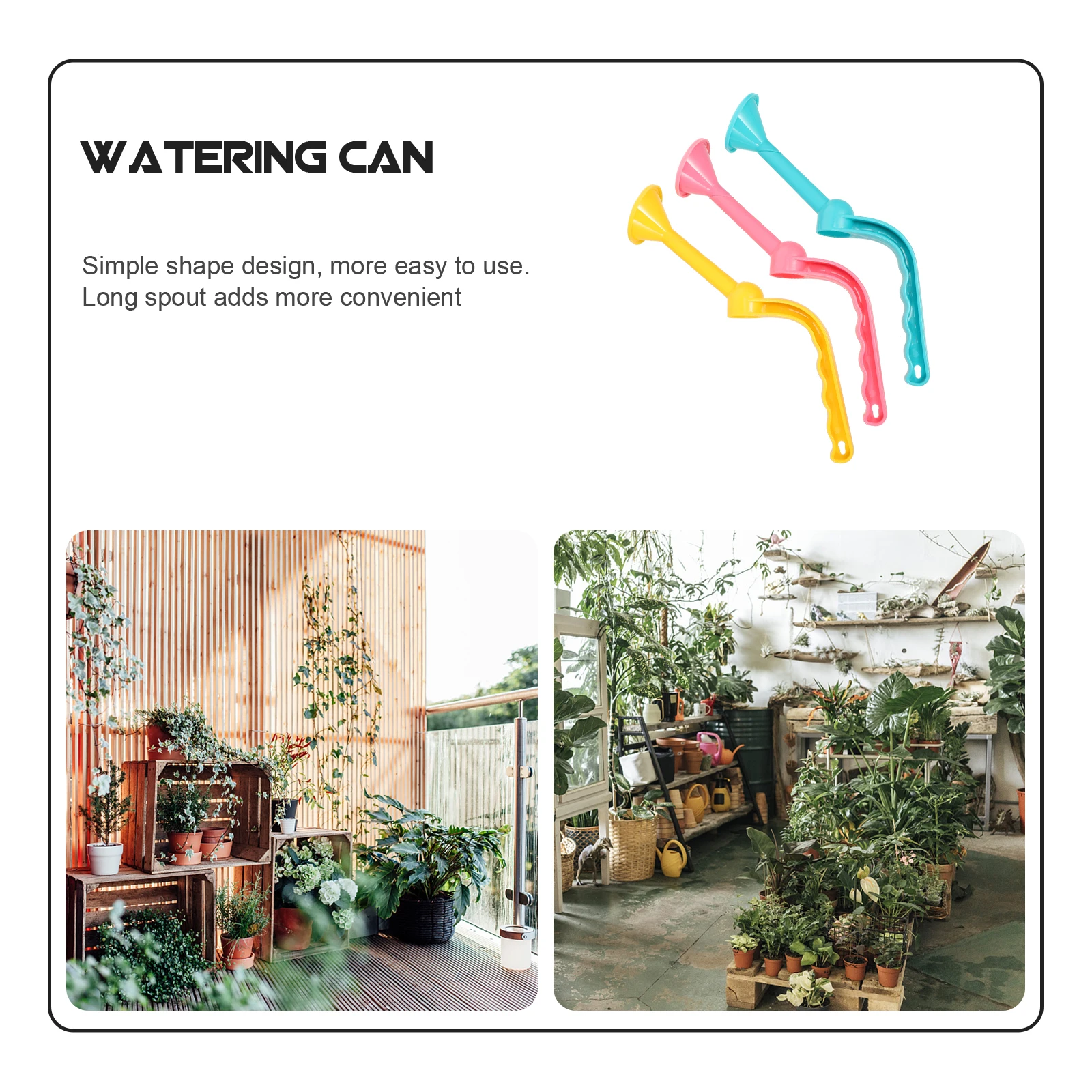 

Long Mouth Watering Can Durable Plastic Long Spout Design Succulents Houseplants Gardening Irrigation Pot