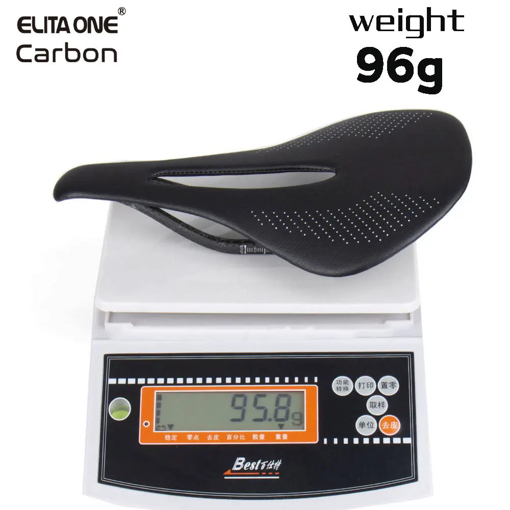 ELITAONE Bicycle Saddle Light 96g MTB/Road Bike Carbon Saddles 240x143mm