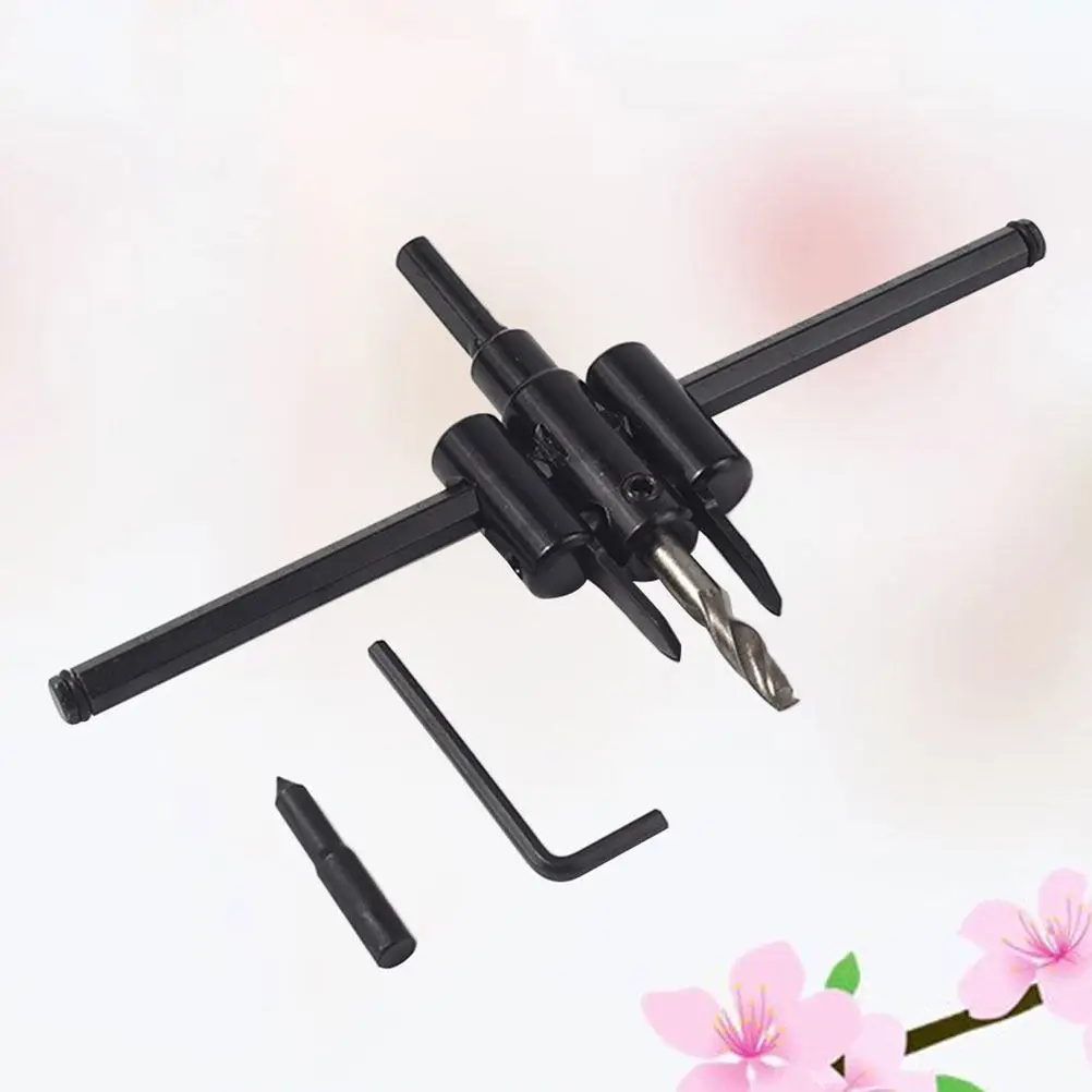 30Mm to 200Mm Adjustable Woodworking Hole Saw for DIY Speaker Light Plastic Gypsum Board Carpentry Alloy Drill Bit Carpenter view 6