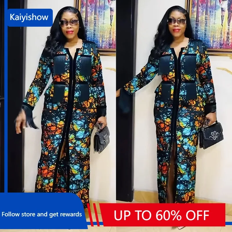 

African Dresses For Women Muslim Fashion Abayas Boubou Dashiki Ankara Outfits Evening Gown Dubai Kaftan Abaya Robe Marocaine