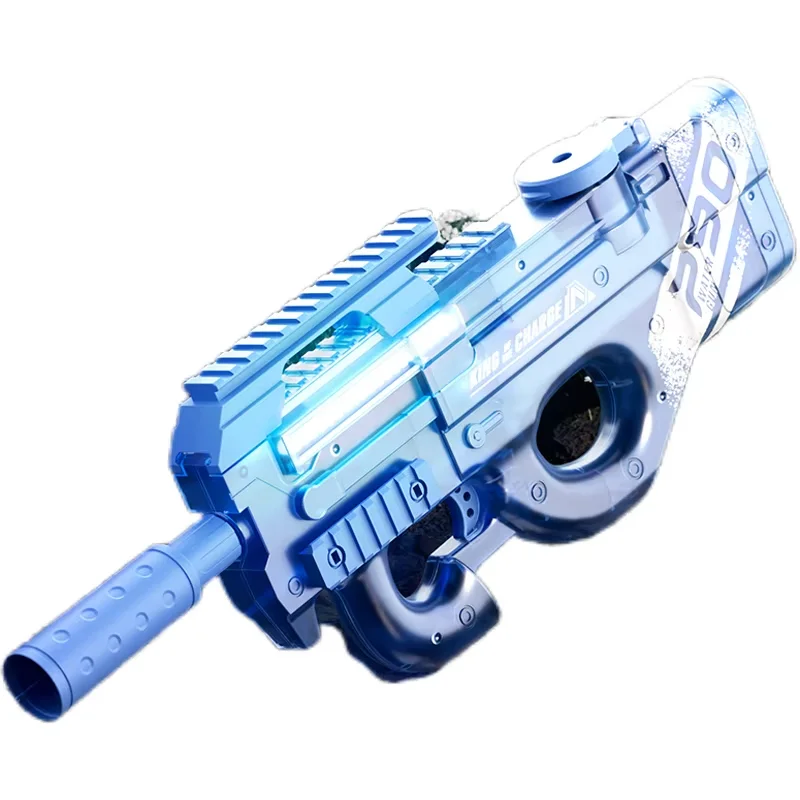 Electric Water Gun Toy Large Capacity P90 AUG Automatic High-Tech Outdoor Summer Beach Swimming Pool Shooting Water Toy for Kid