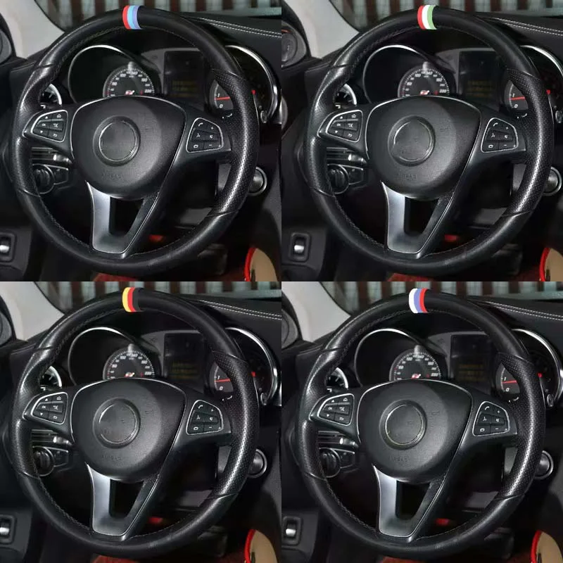 1pcs Universal Car Steering Wheel Booster Personality Decoration Center Line Marking Steering Wheel Return to Normal Alignment