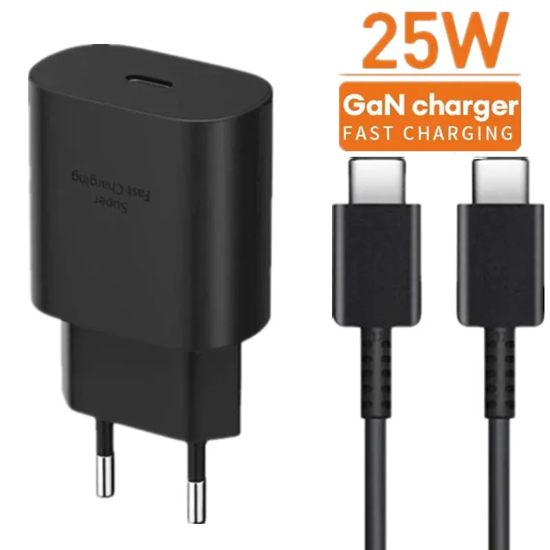 Factory Price 25W PD USB C Super Fast Charger Type C Power Adapter For Samsung Galaxy S23 S22 S21 S20 NOTE 20 NOTE 10