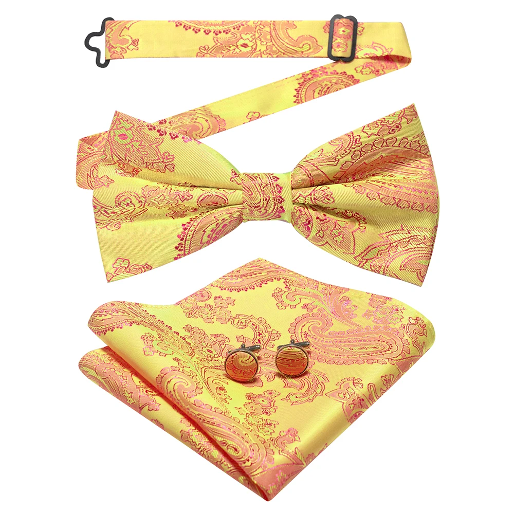 East epische neue Mode blau grün Paisley Fliege Set für Männer weiche Taschentuch Qualität Manschetten knopf Herren Accessoire Hochzeits geschenk – Detail 31