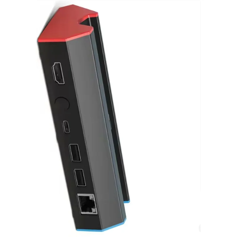 

TTKK-For Switch/For OLED TV Dock With LAN Port, 4K -Compatible, USB 2.0& Type-C-USB Hub& Charging Station