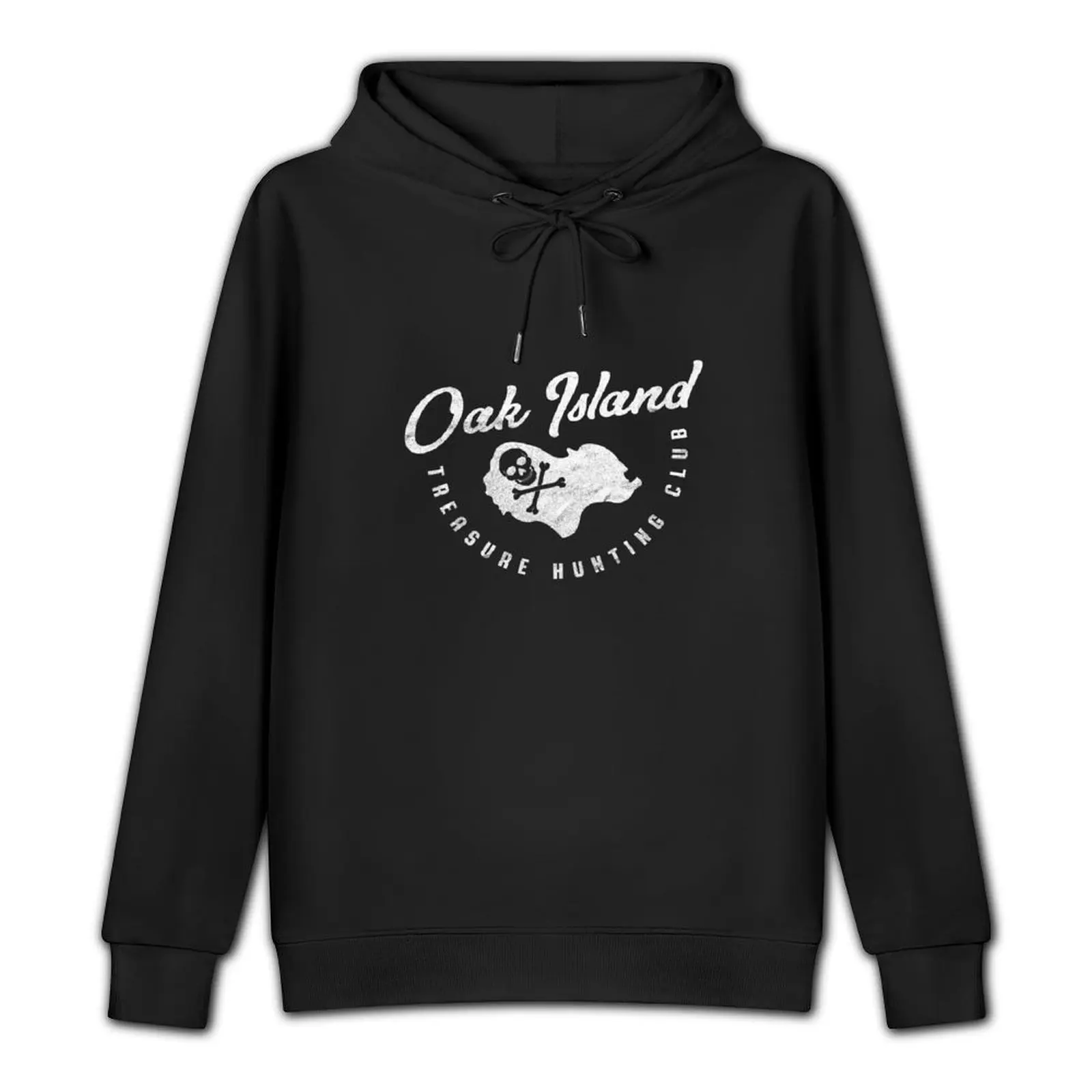 Oak Island Treasure Hunting Club Map Skull and Crossbones Vintage Pullover Hoodie men's autumn clothes tracksuit