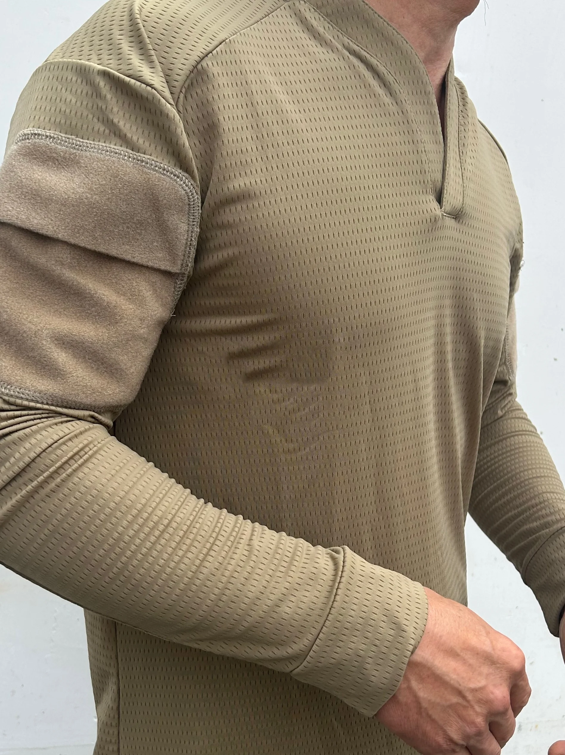 Tactical T-Shirt Outdoor Quick Drying High Elasticity Breathable Training T-Shirt Long Sleeved