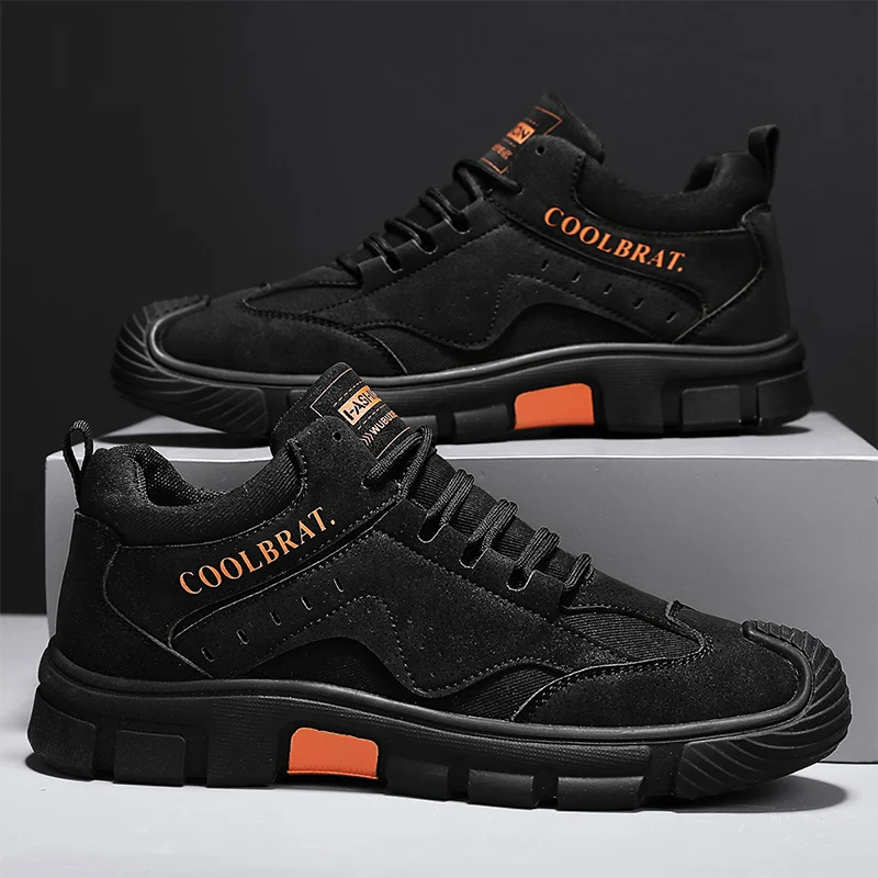 

Autumn Winter Outdoor Trekking Men's Shoes Comfortable Anti-slip Hiking Shoes Men Lace-up Sports Sneakers Men Zapatillas Hombre