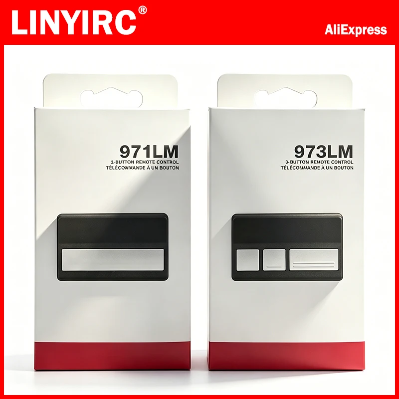 973LM 971LM 970LM 972LM 974LM 91LM 92LM 94LM 96LM ​950CB 953CB Remote Control Garage Door Opener 390MHz RED ORANGE Learn Buttons
