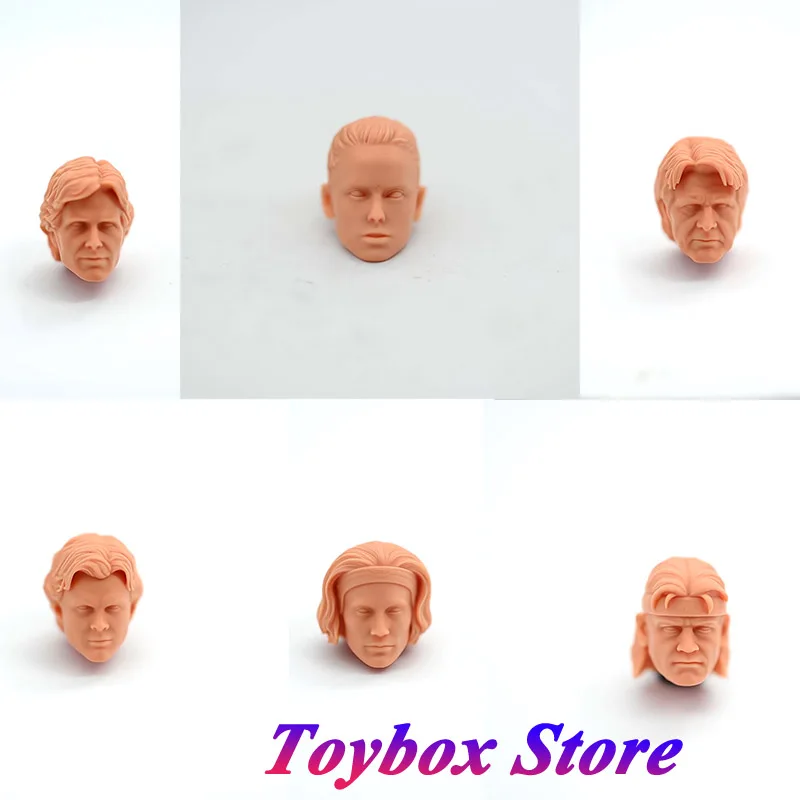 

1/12 Fiction Movie Han Solo Bad Batch Hunter Rey Bo-Katan Kryze Female Soldier Unpainted Head Sculpt For 6" Ml Shf Mezco Body