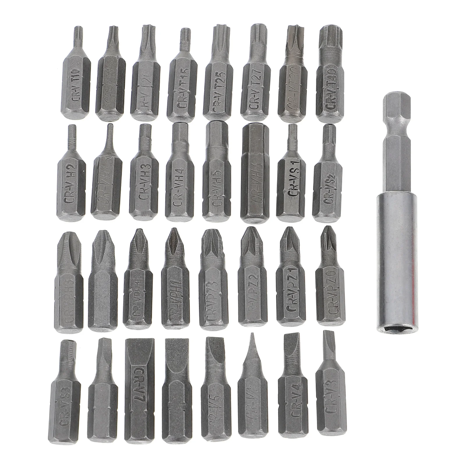 

33Pcs Screwdriver Bit Kit Sturdy Steel Replacement Tips for Electric Screwdrivers Efficient Home DIY Tool Accessory