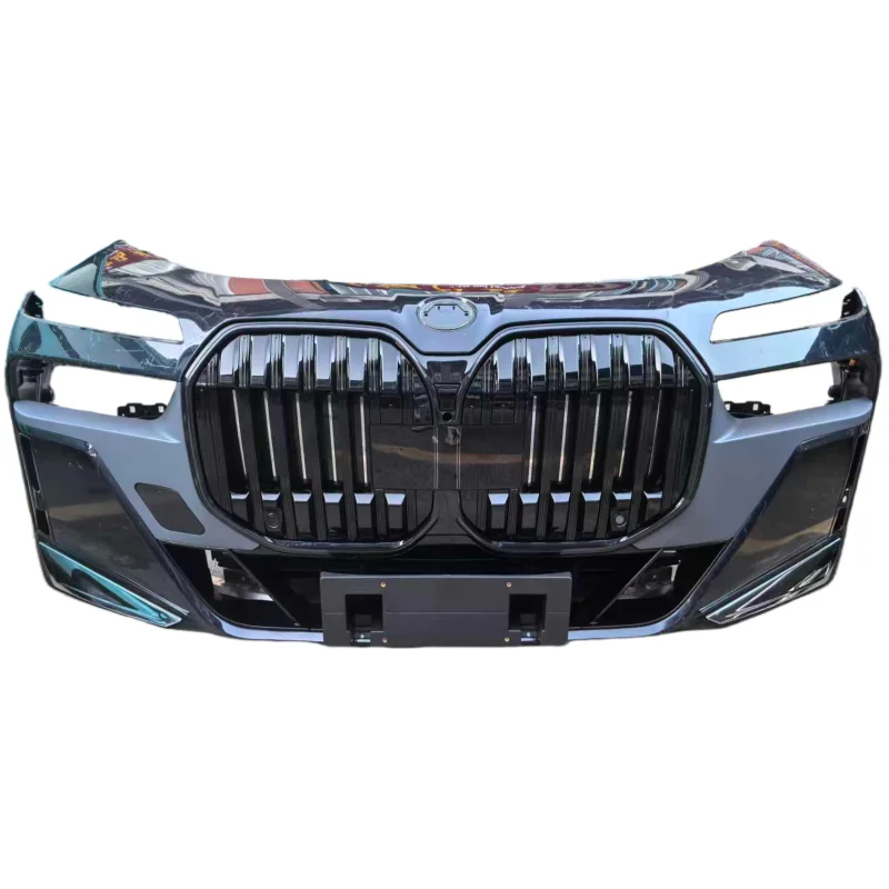 

Second-hand Used for BMW 7 Series I7 G70 Front Bumper with Radiator Grille-Bolt-On Upgrade Universal Fitment
