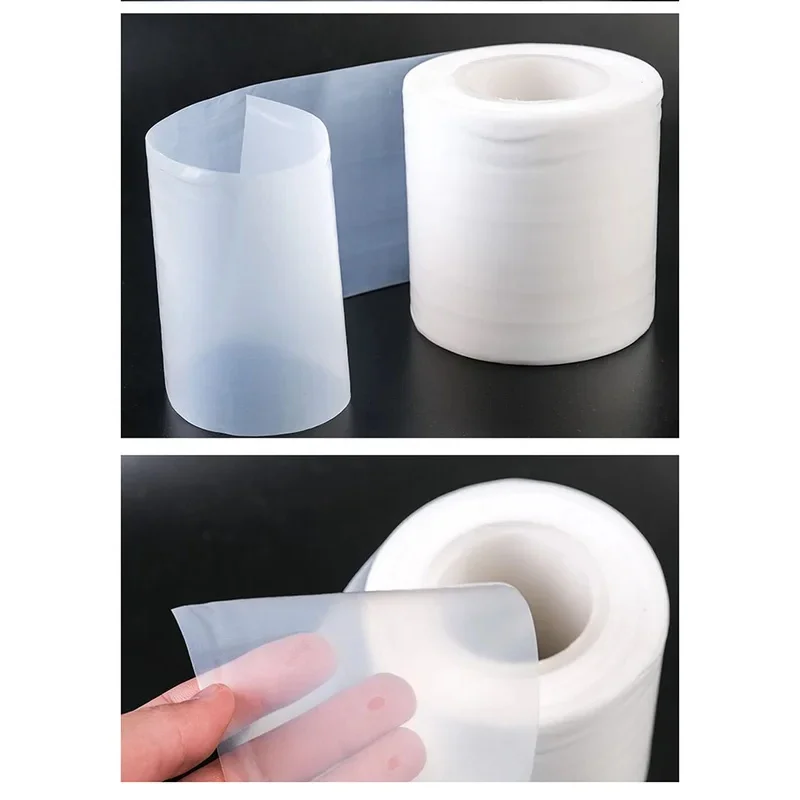 White PTFE Film 0.03-0.2mm Thick / High Temperature Resistant 260℃ Ultra Thin Polytetrafluoroethylene Sheet