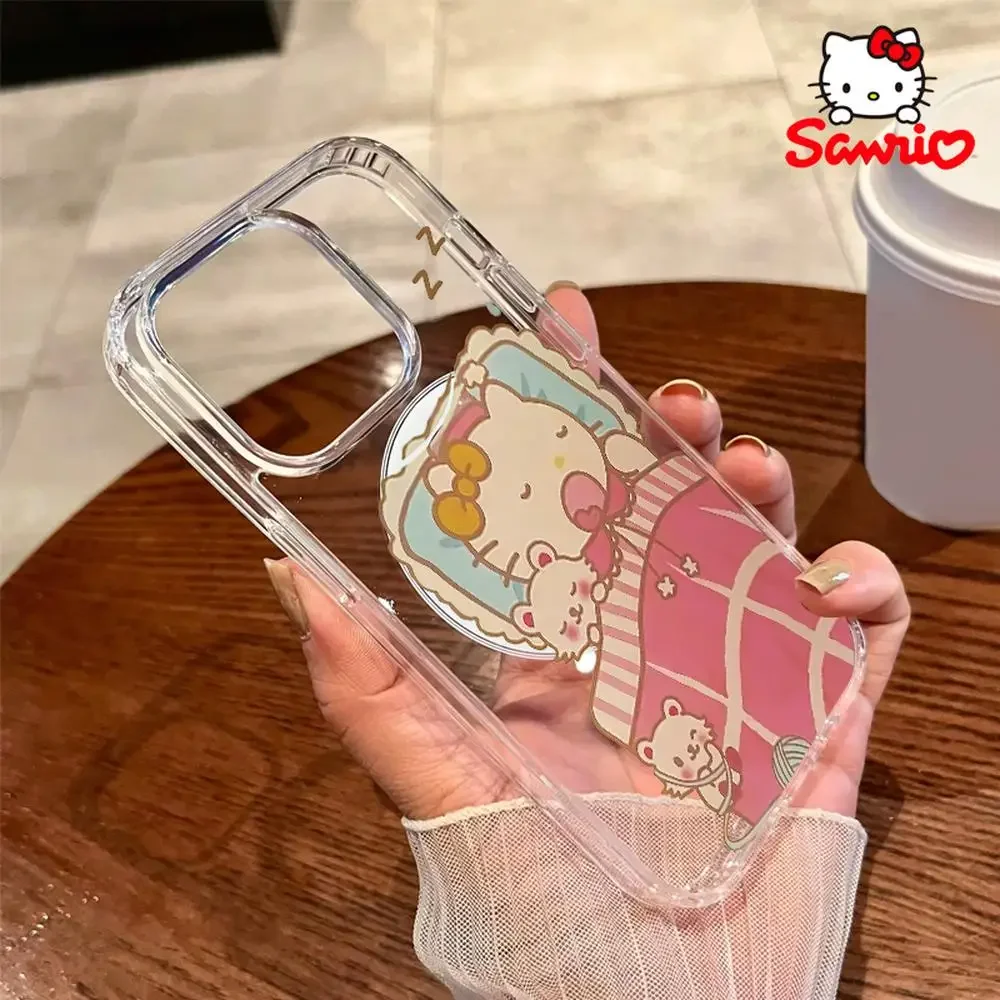 Sanrio Hellokitty Iphone 16 Promax étui Iphone 16/15/14/13/12/11/x/xs/xs Max/pro Max femme Iphone 13 étui Sanrio Kt mode