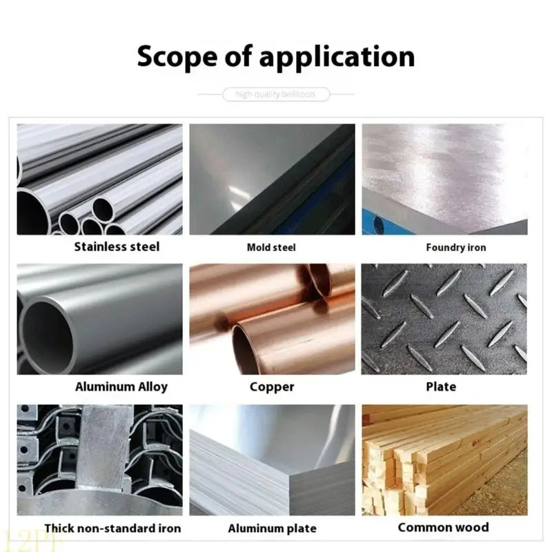 

12PF 48mm Aluminum Hole With Teeth Hole For Stainless Steel Iron Brass Fast Installation