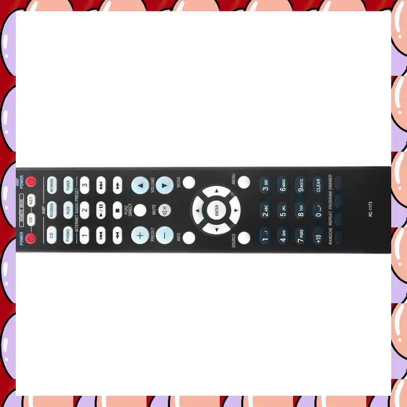 

A72Z 4X Remote Control For Denon Home Theater RC-1173 RC 1173 RC-1197 DNP-720AE DNP-730AE PMA-720 PMA-520AE PMA-720AE