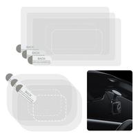 6pcs Static Stickers For Dashcam HUD Glass Adsorption Film Transparent Windshield Film Screen Stickers Car Accessories