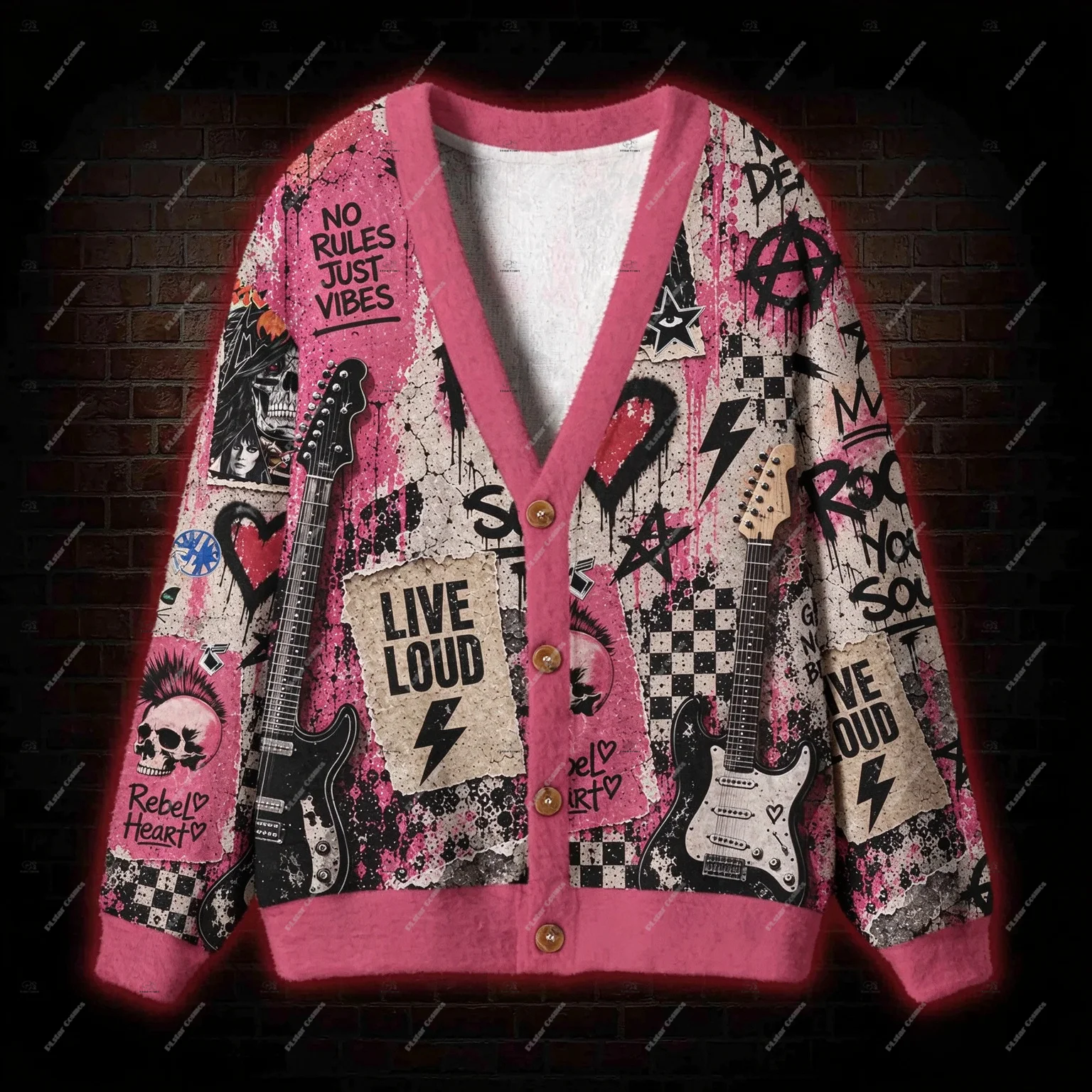 Newest Christmas Halloween Vintage Dark Style Cardigan Retro Sweater 3DPrint Harajuku Casual Funny Unisex Winter Sweatshirt Q4