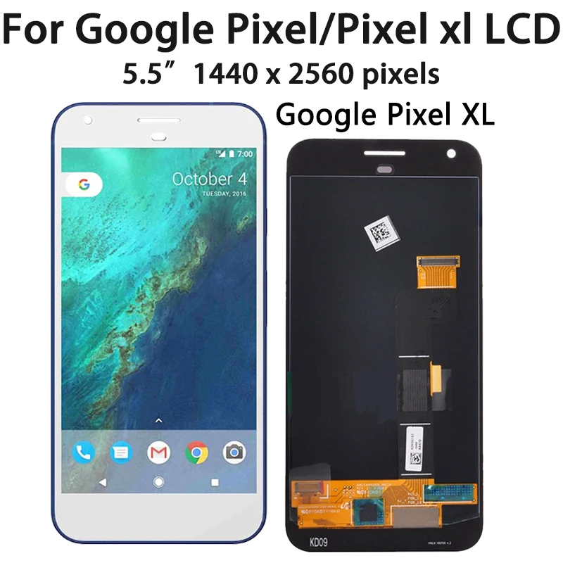 Neue AMOLED Für HTC Nexus M1 Google Pixel XL LCD Touch Screen Digitizer Montage Nexus S1 Google Pixel LCD Ersatz