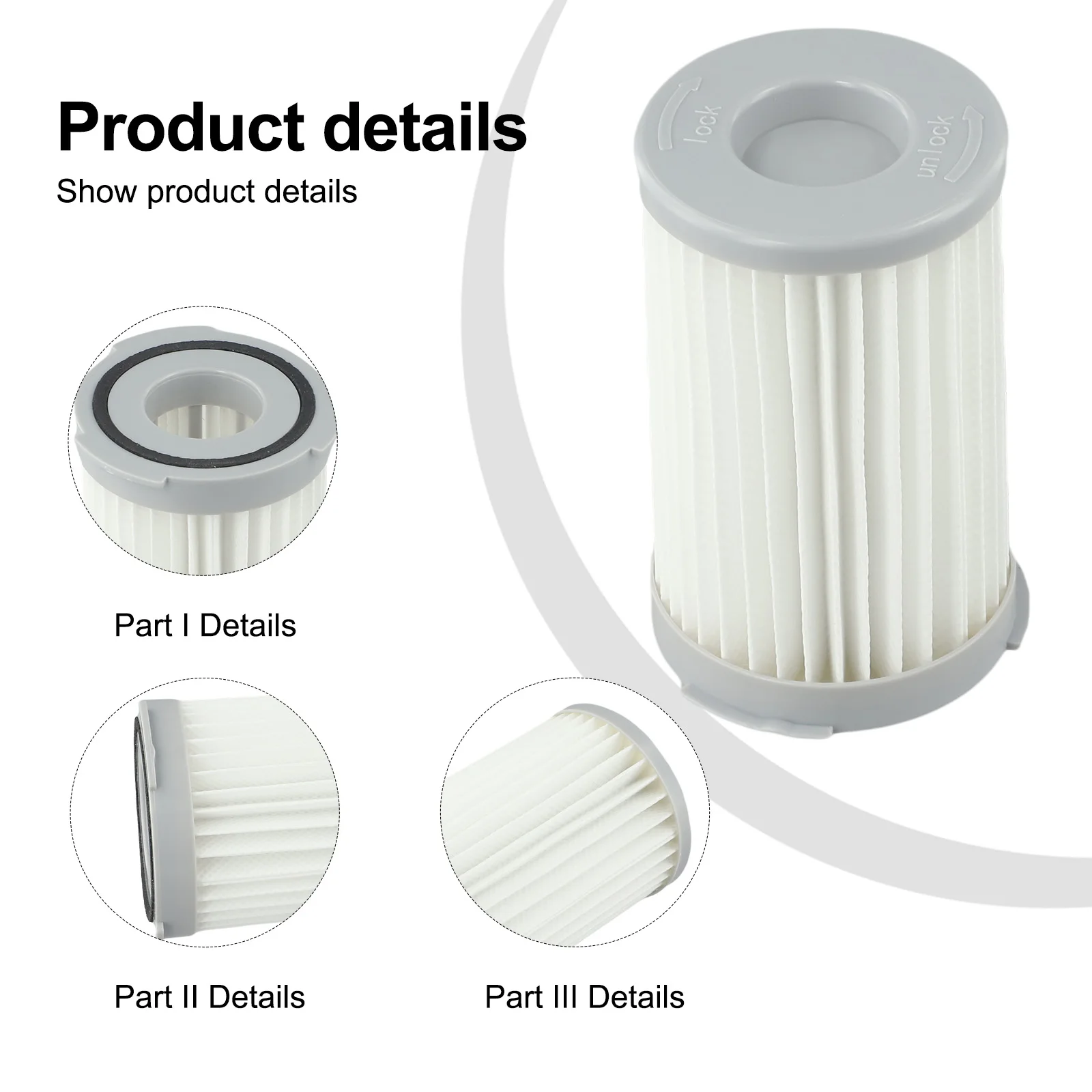 

Washable Reusable Filter For Zanussi EF75B 9001959494-8 ZAN7620 ZAN7635 Vacuum Cleaner Cleaning Tools Accessories Spare Parts