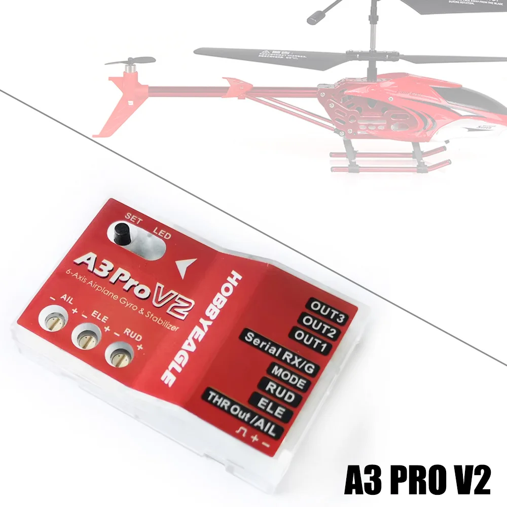 A3 Pro /A3 Pro V2 HobbyEagle RC Flight Controller Gyro Stabilizer System For RC Airplane Fixed-wing Helicopters Parts