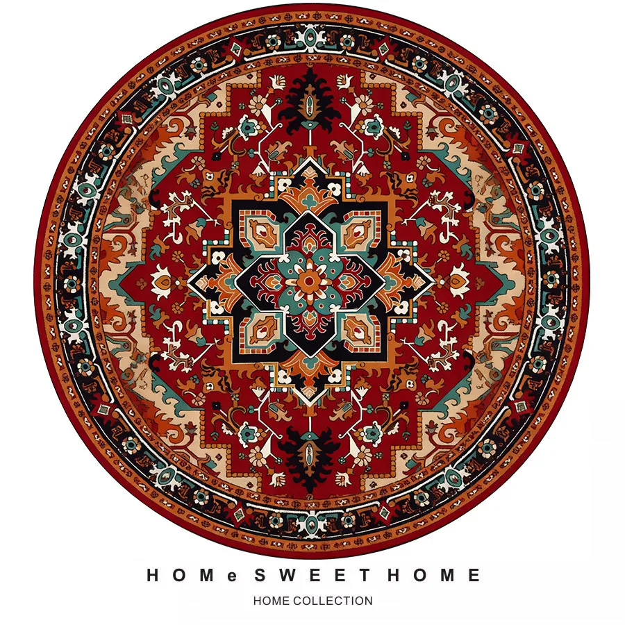 tapete-redondo-de-veludo-cristal-Etnico-turco-persa-antiderrapante-absorvente-de-Agua-vintage-floral-para-sala-de-estar-decoracao-de-casa