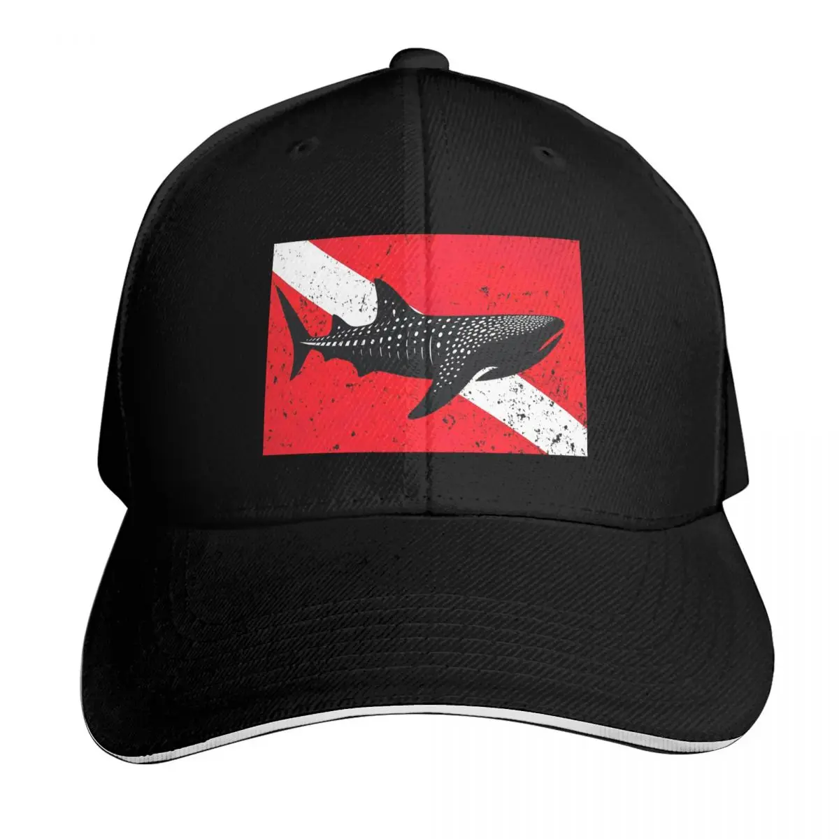 Scuba Diving Dive Flag And Shark Cap Fashion Casual Baseball Caps Adjustable Hat Hip Hop Summer Unisex Baseball Hats