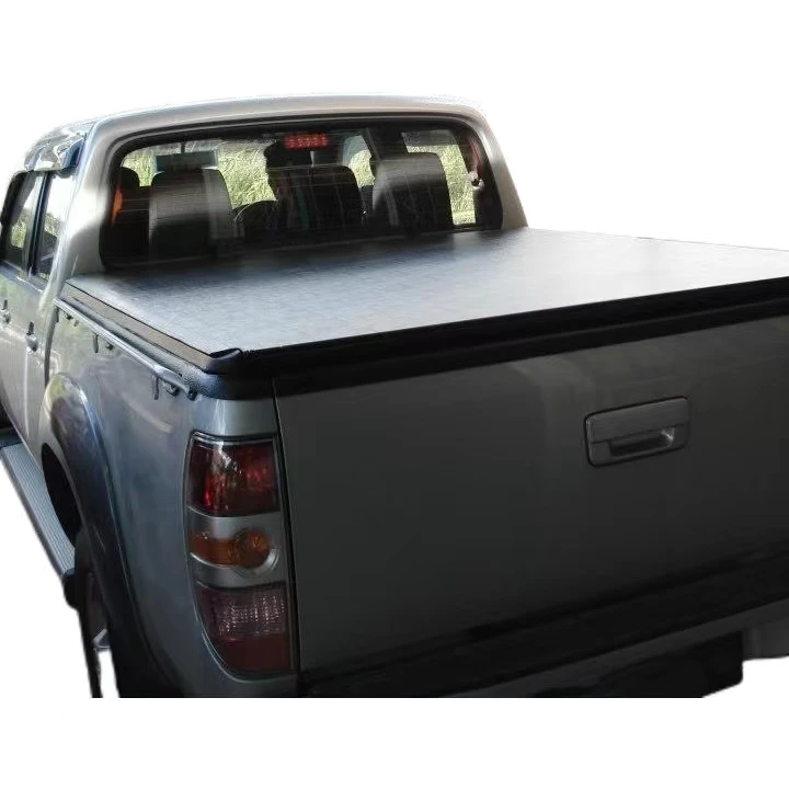 High Quality Auto Parts Accessories PVC Lockable Soft Roller Up Tonneau Cover For Mazda BT50