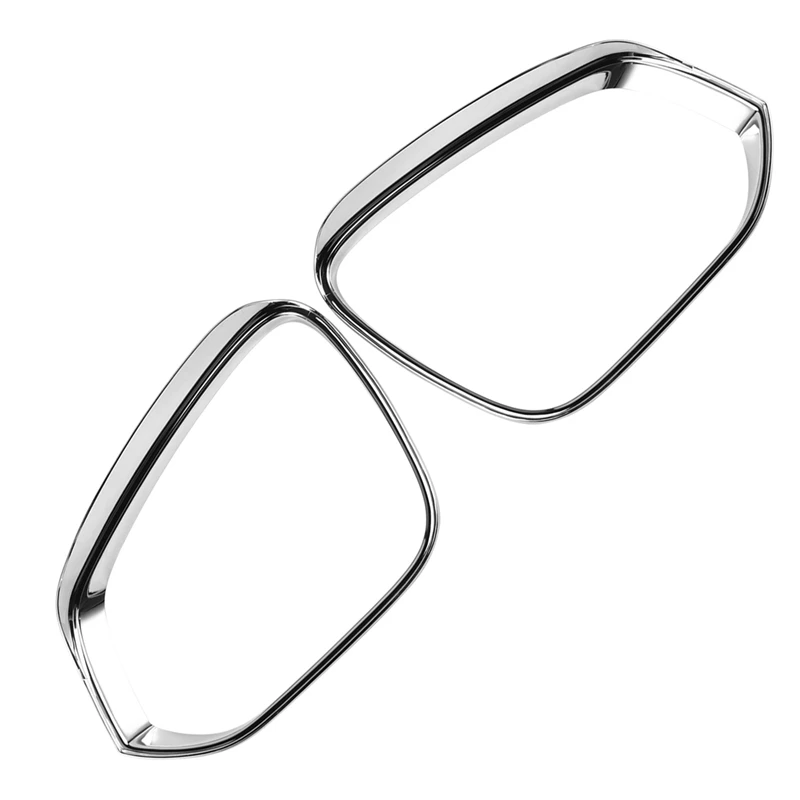 NCSMT For Toyota RAV4 XA50 2019 - 2024 Hybrid Car Rearview Mirror Rain Eyebrow Rainproof Covers Trim Accessories Silver