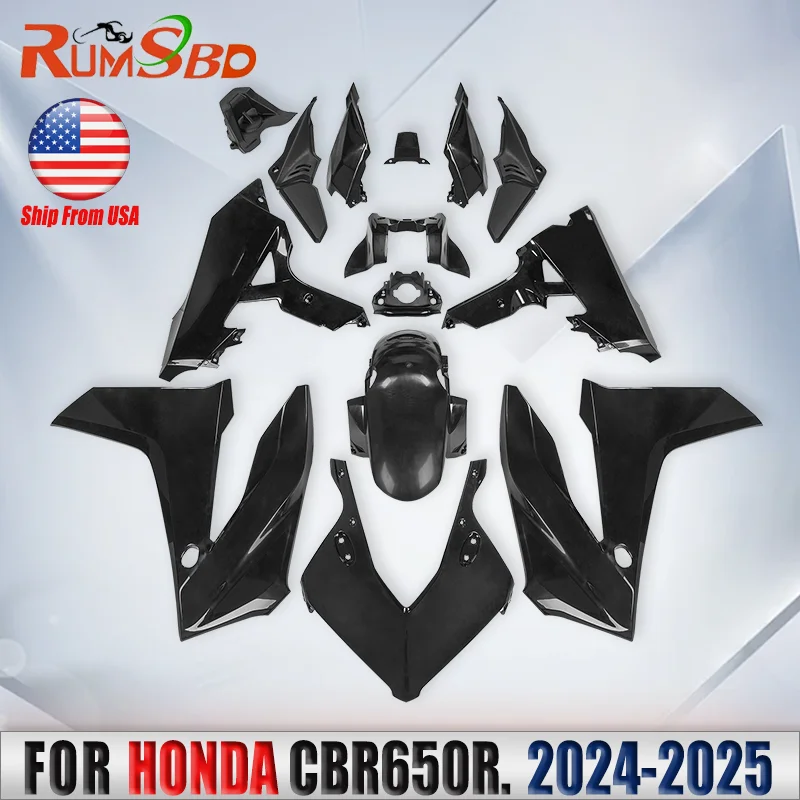 

Motorcycle Unpainted Aerodynamics Bodywork Panel Fairing Kit Bodywork Injection Molding Panels Set For Honda CBR650R 2024 2025