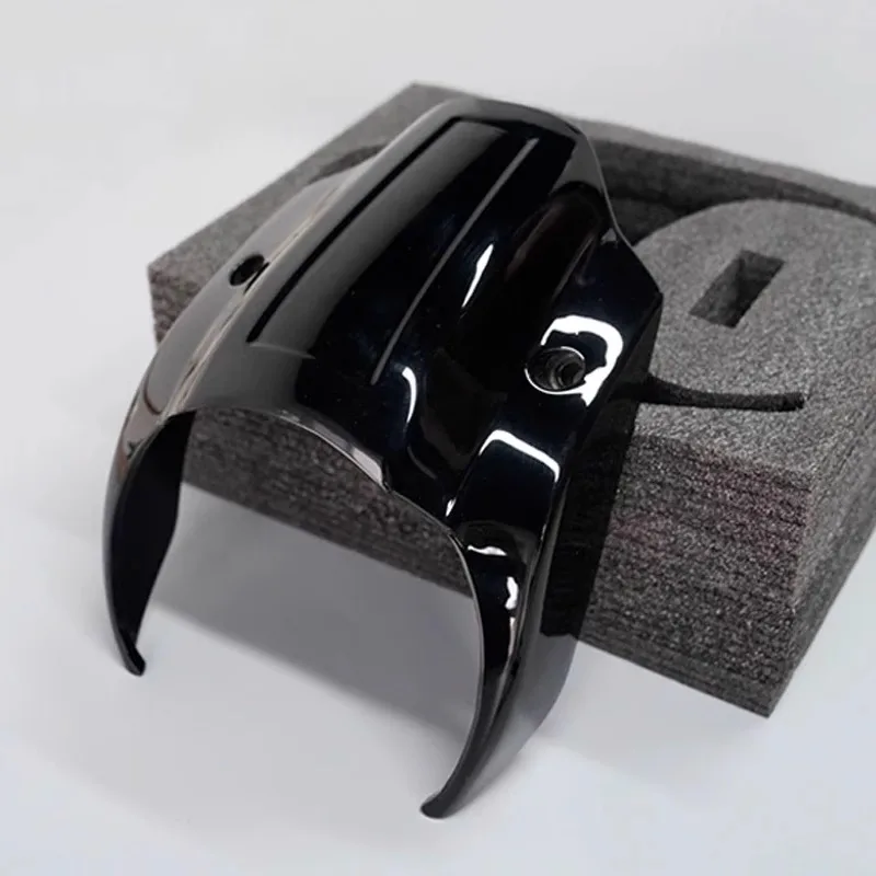 

Parts for Harley 18-2025 Breakthrough Black Headlight Cover, Street Fighter Front Windshield Hog Head Cover