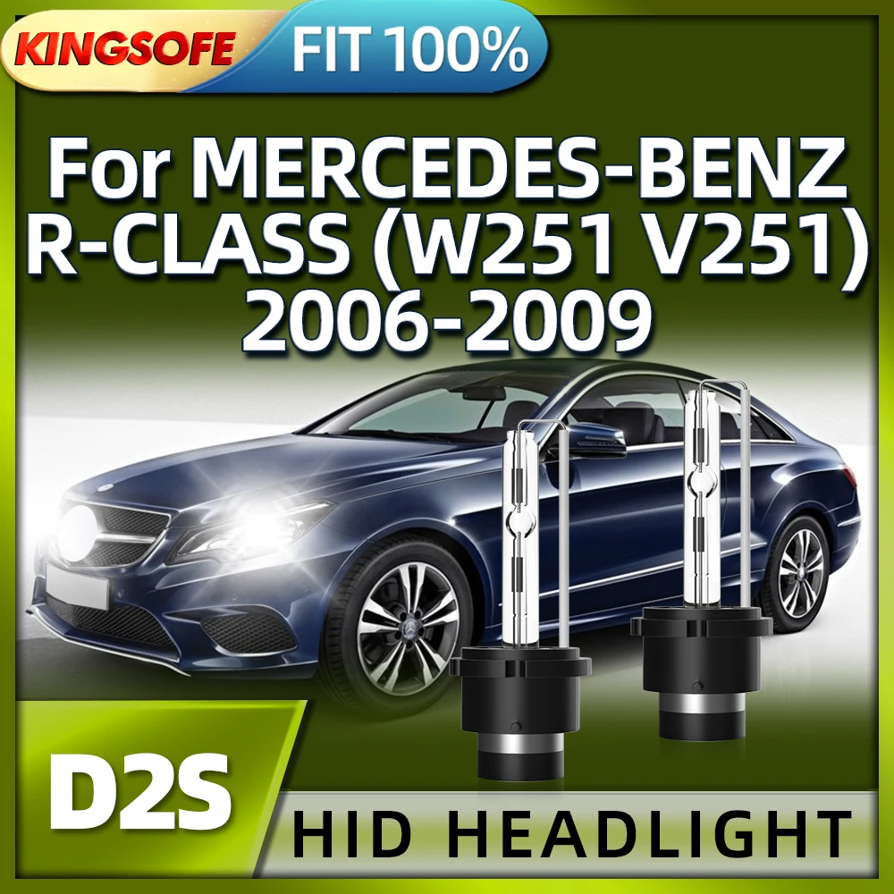 

Roadsun 2X D2S Xenon Car Headlight Bulbs 6000K HID Light For MERCEDES-BENZ R-CLASS W251 V251 2006 2007 2008 2009