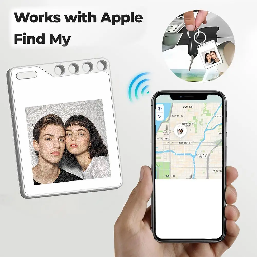 

Электронный бейдж/метка для багажа/трекер для животных с 1,54-дюймовым 4-цветным E-Ink дисплеем, поддержкой Bluetooth, портативный, с возможностью индивидуального дизайна