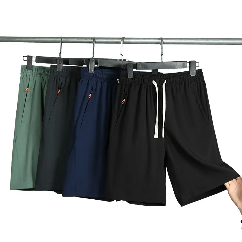 

Summer New High Quality Men's Shorts Thin Comfortable Quick Drying Sweat-absorbing Breathable Sports Fitness Shorts Men Clothing