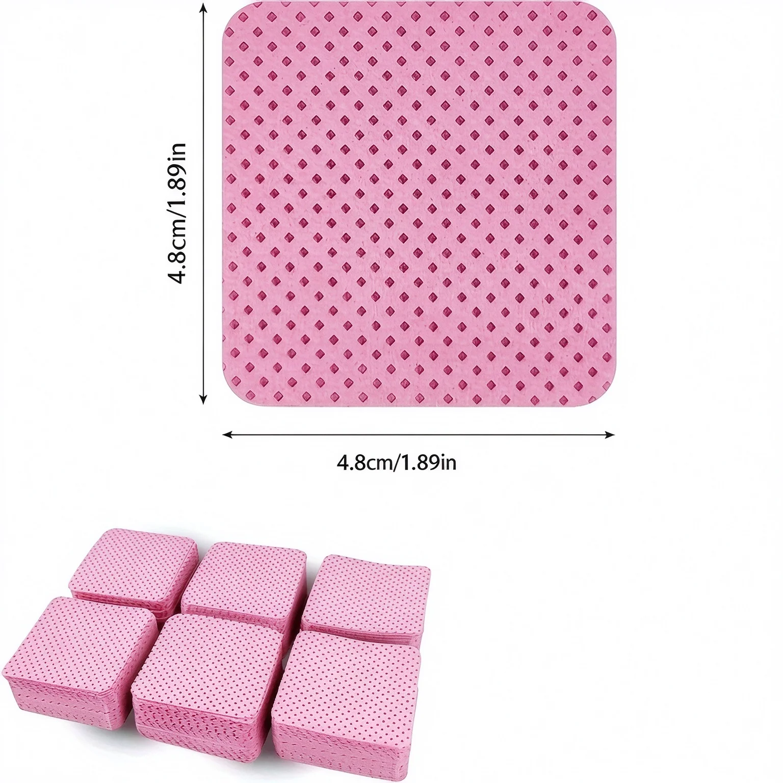 200Pcs Lint Free Nail Wipes 3-layer Disposable Cleaning Pads Absorbent for Gel Residue Eyelash Glue Manicure Salon Supplies view 6