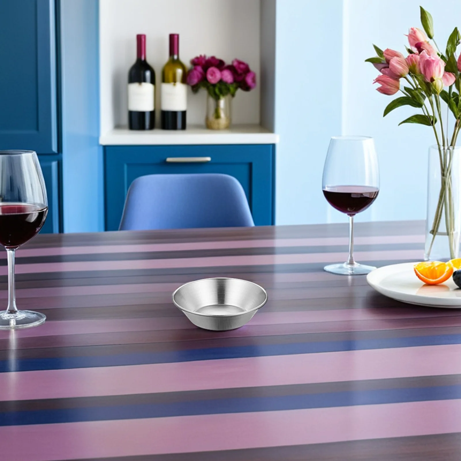 

12Pcs Egg Tart Mold Nonstick Aluminum Alloy Pastry Baking Set Mini Tart Shell DIY Oven Cake Mold Party Baking Accessories