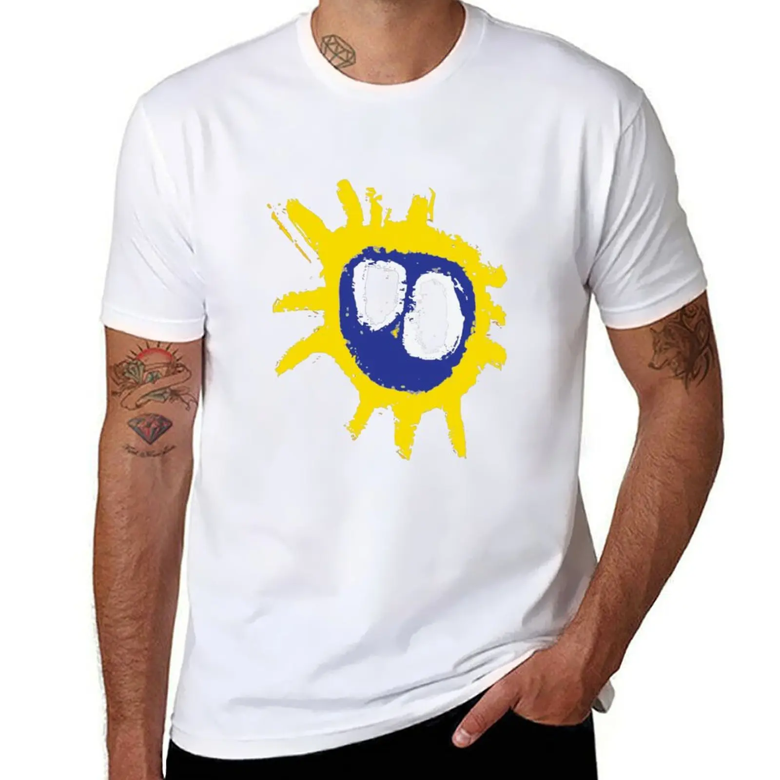 

Screamadelica T-Shirt man t shirts high quality luxury brand black cotton t-shirt plain for man package T-Shirt