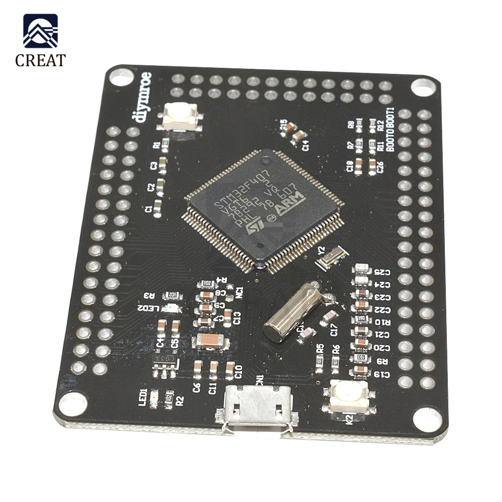 STM32F4 Discovery STM32F407VGT6 ARM Cortex-M4 32bit MCU Core Development Board SPI I2C IIC UART ISC SDIO Interface Module