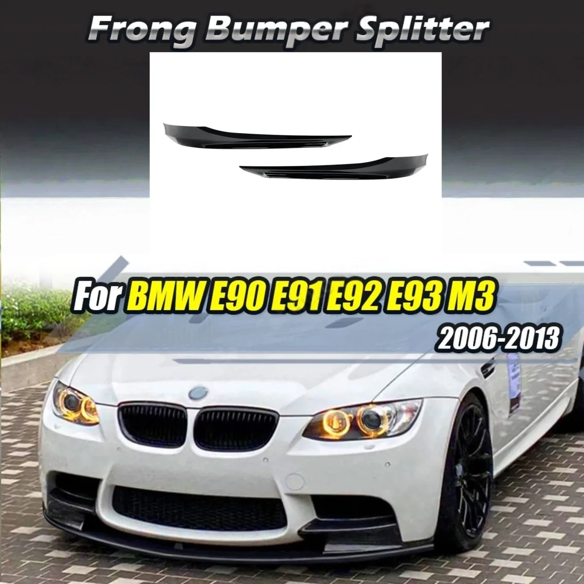 

Передний бампер, боковая накладка вентиляционного отверстия для BMW 3 серии E90 E91 320i 330i 2009-2012, карбоновый вид/черный, только для базовой модели!