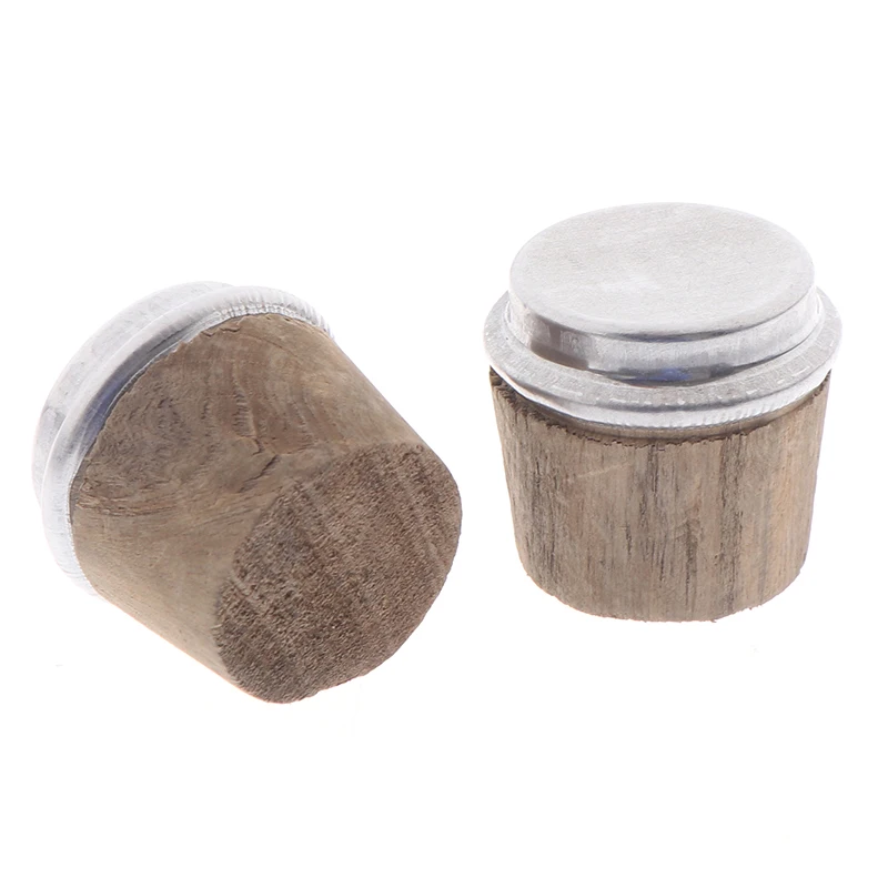 2PC 40mm Bottom Diameter Wood Thermos Bottle Cork Plug Lid Stopper Kettle Parts