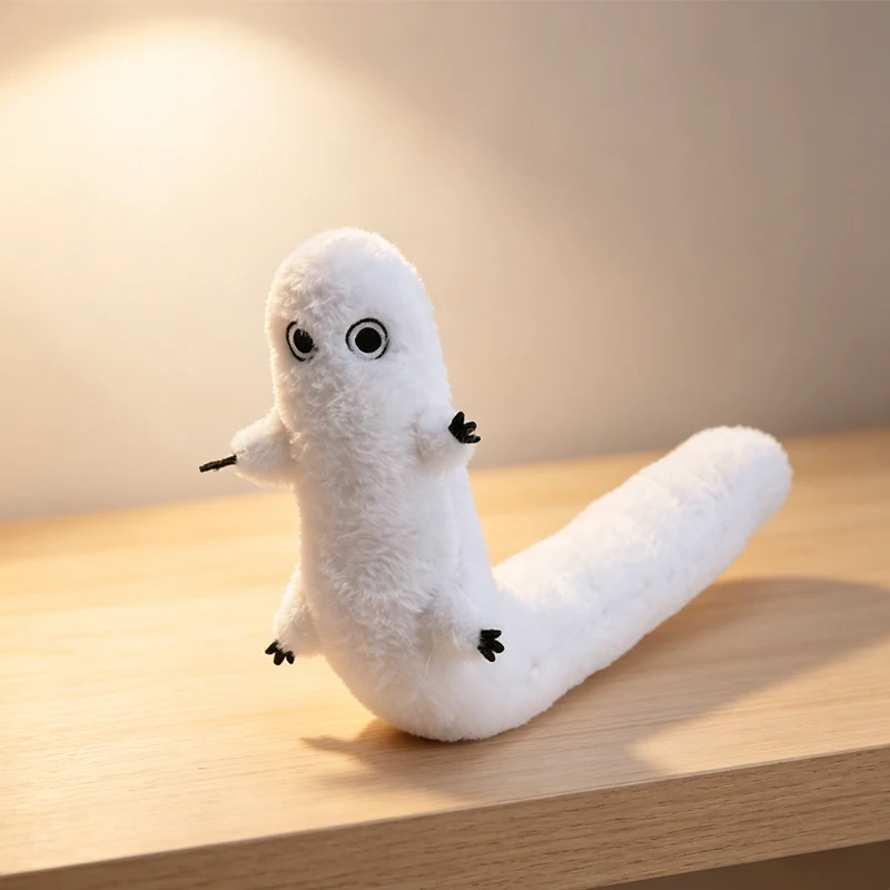 40cm White Brushbuddy Anime Plushie Soft Shape Can BeBent Anime  Exquisite Cartoon Character Figure Doll Gift For Boys And Girls
