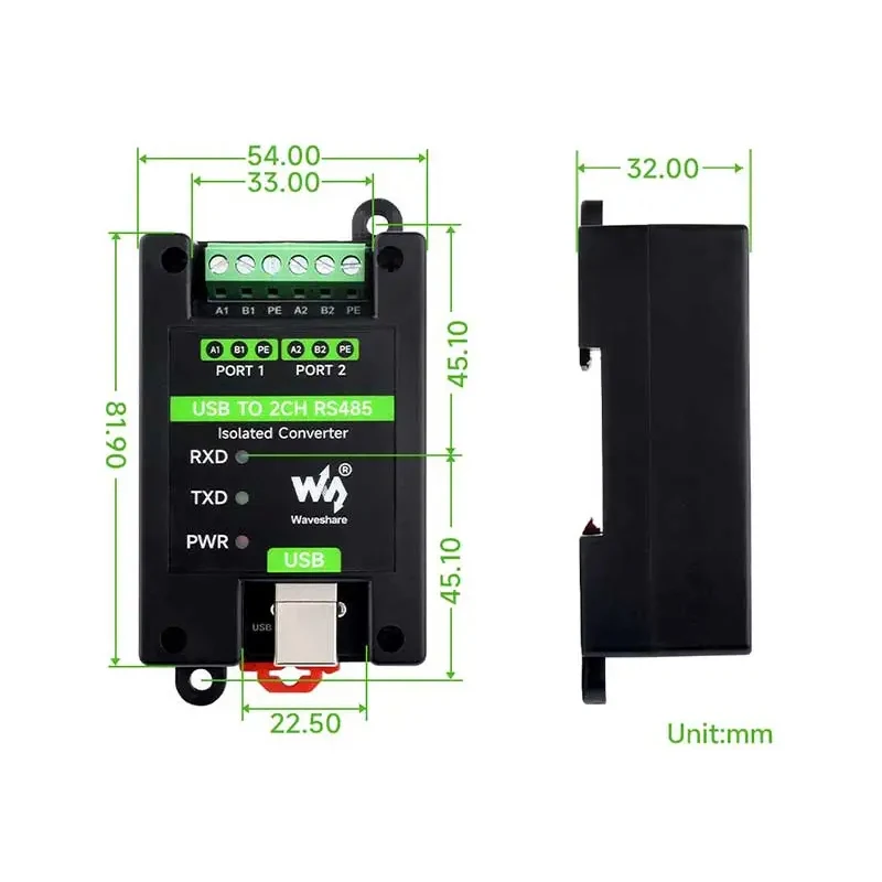 Imagem -06 - Usb Isolado ao Conversor Rs485 Categoria Industrial