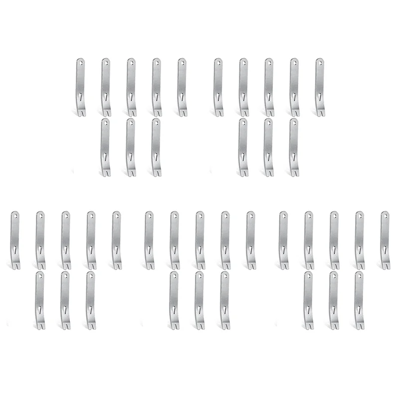 

AX83-40 Pieces Mini Pry Bar Stainless Steel Flat Bar Multifunction Small Pry Bar EDC Mini Crowbar Survival Opener Tool Set