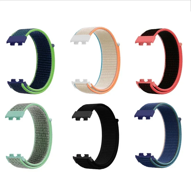 Cinturino in nylon per Huawei Band 10 9 8 7 braccialetto accessori di ricambio cinturino Huawei band 10 9 8 7 correa traspirante